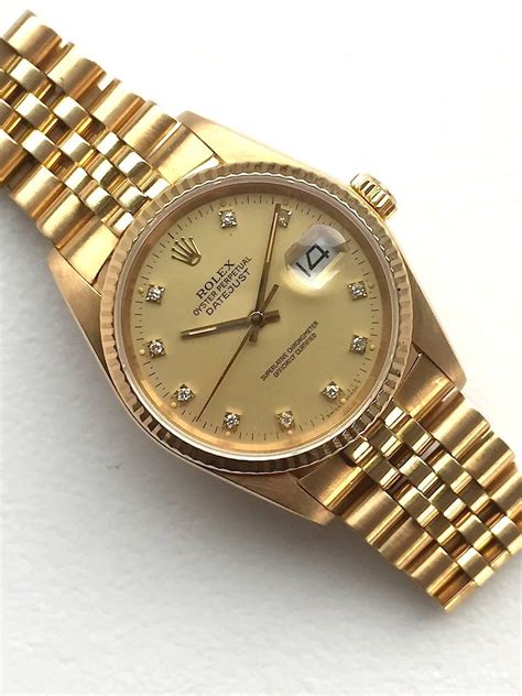 new rolex 18k yellow gold ladies oyster perpetual datejust|Rolex 18k gold price.